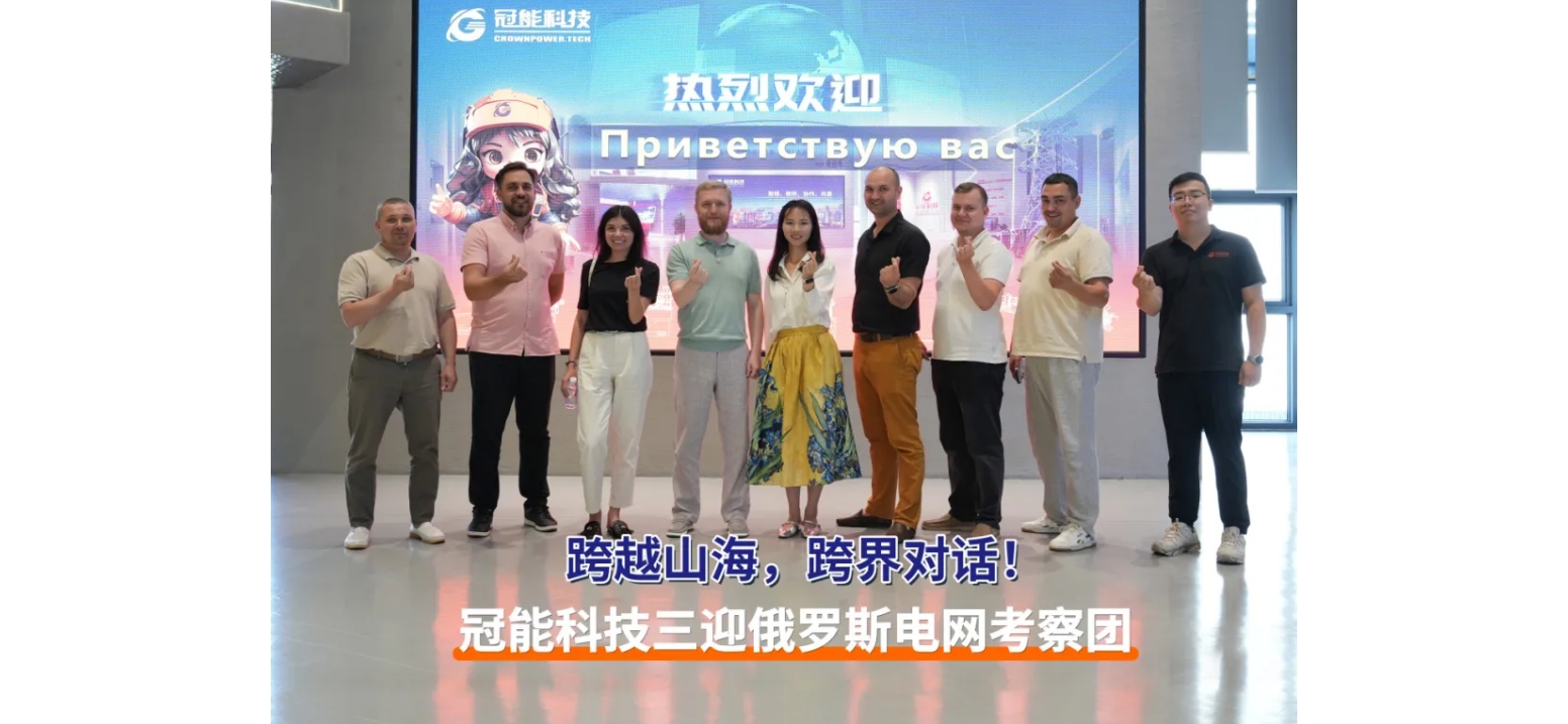 跨越山海，跨界对话！冠能科技三迎俄罗斯电网考察团